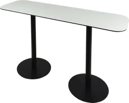 Sydney - Table commune - 72'' L x 24'' l  x 40" H - Noir & Blanc