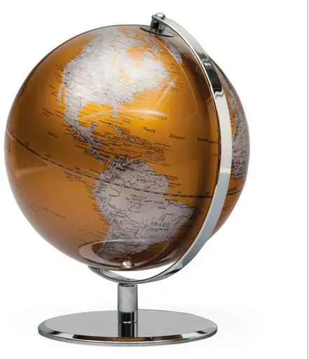 Earth globe - Gold