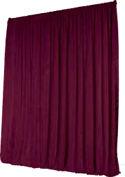 Rideau velours - 15' L x 14' H - 15oz IFR - Rouge cabernet