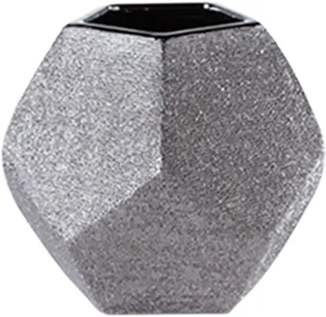 Orion - Vase - 7.5’’ Dia x 6.5’’ H - Silver