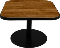 Sydney - Table à café (AVEC CADRE) - 31.5'' L x 31.5'' l x 16" H - Noir & Bois brun