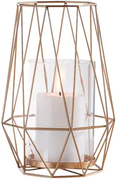 Diamant - Votive - 6.5" Dia x 10" H - Gold