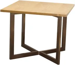 Victoria - Bistro table - 36'' L x 36'' w x 30'' H - Bronze brushed - Natural wood
