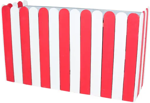 Bazzar bar 6' - Red and white
