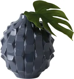 Pino - Vase - 9’’ D x 10’’ H - Charcoal