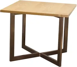 Victoria - Bistro table - 36'' L x 36'' l x 30'' H - Bronze brushed - Amber wood