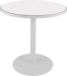 Sydney - Table bistro rond (AVEC CADRE) - 36'' D x 30" H - Blanc