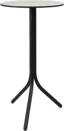 Bloom - Table cocktail round - 24'' Dia x 40" H - Black & White marble