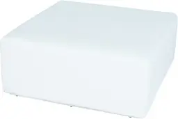 Fidji - Ottoman - Cuir rigide Blanc