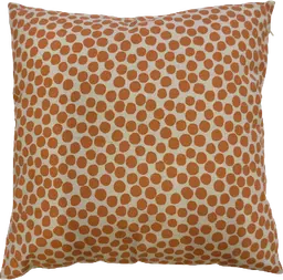 Coussin motif mini pois - 20'' x 20'' - Orange