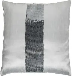 Glitter cushion - Silver