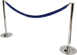 Corde velours VIP - 6' L - Bleu