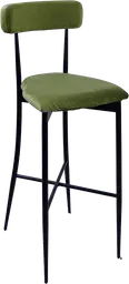 Margot - Stool - Black & Green