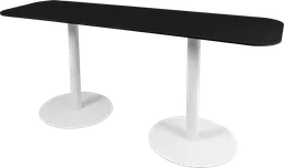 Sydney - Table commune - 72'' L x 24'' l  x 30" H - Blanc & Noir
