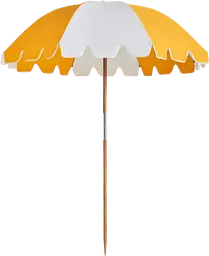 Gelato parasol - 5.6' D x 6.8' H - Jaune