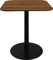Sydney - Table bistro - 31.5'' L x 31.5'' l  x 30" H - Noir & Bois brun