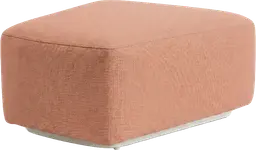 Luna - Trapeze ottoman - Coral
