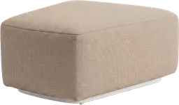 Luna - Ottoman trapèze - Beige papyrus