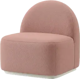 Luna - Sofa droit - Rose blush
