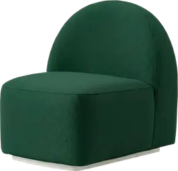 Luna - Curved sofa - Alpine green