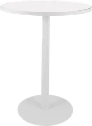 Sydney - Table bistro rond (AVEC CADRE) - 36'' D x 40" H - Blanc