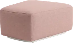 Luna - Ottoman trapèze - Rose blush