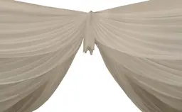 Drapé voile 50' L - Sable