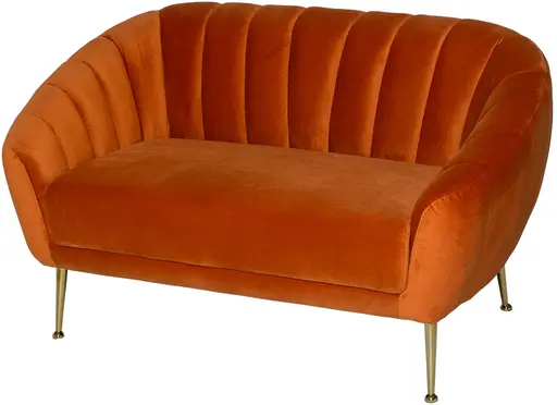 Adaline - Sofa - Burnt orange