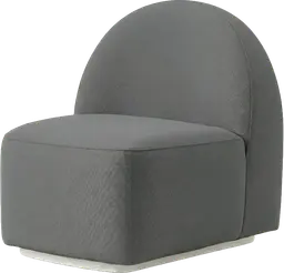 Luna - Sofa trapèze - Gris ardoise
