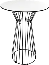 Soho - Table cocktail round - 36'' Dia x 40" H - Black & White