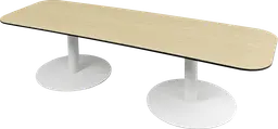 Sydney - Table à café - 72'' L x 24'' l  x 16" H - Blanc & Bois clair