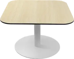 Sydney - Table à café - 31.5'' L x 31.5'' l  x 16" H - Blanc & Bois clair