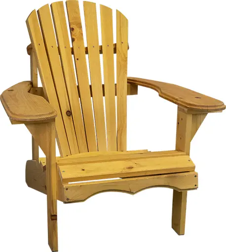 Adirondack armchair - Natural wood