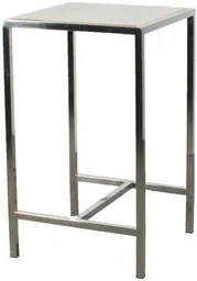 Tonic - Cocktail table - Stainless & White wood