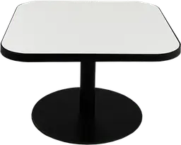 Sydney - Table à café (AVEC CADRE) - 31.5'' L x 31.5'' l x 16" H - Noir & Blanc