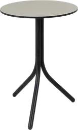 Bloom - Table cocktail rond - 24'' D x 30" H - Noir & Sable