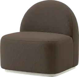 Luna - Straight sofa - Mink brown