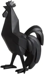 Coq géométrie - Noir