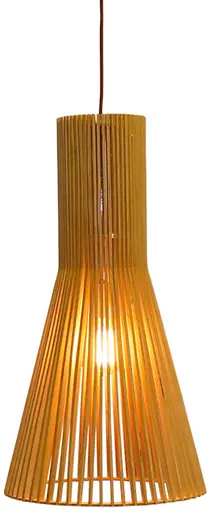 Osaka luminaire - 13.75" D x 24.75" H - Bois