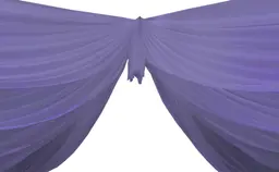 Voile drape 50' L - Lavender