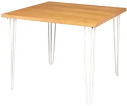 Oslo - Table bistro - 36'' L x 36'' l x 30'' H - Blanc & Bois naturel