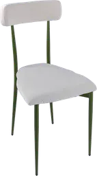 Margot - Chair - Green & Ivory