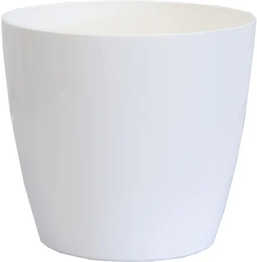 Classic - Cache-pot  - 6.5'' D x 6'' H - Blanc