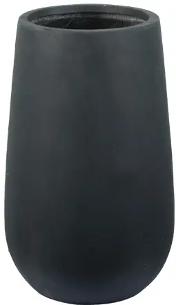 Palme - Pot - 14'' D x 22'' H - Gris Foncé