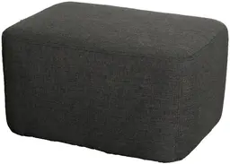 Malibu - Rectangle pouf - Charcoal