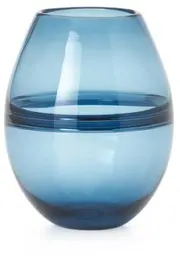 Saturn - Votive - 9" H - Blue