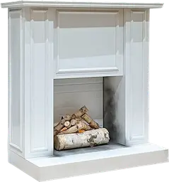 Fireplace matel - White
