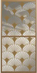 Wall - 4' L x 8' H - Miror and Gold