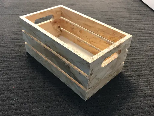 Petite caisse de bois - Bois clair
