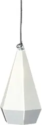 Mcfly pendant lamp - 9" Dia x 16" H - White
